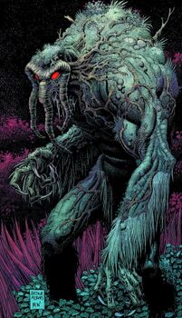 Леший на обложке комикса Infernal Man-Thing #3 (август 2012) Художник — Артур Адамс