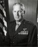 A black and white image of Richard Mangrum, a white male in his Marine Corps dress uniform