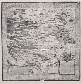 Карта Антония Вида (1555 год).