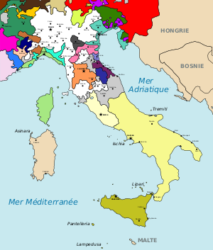 Италия в 1402 году