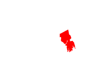 Округ Бристол на карте