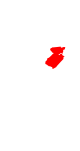 Округ Мидлсекс на карте штата.