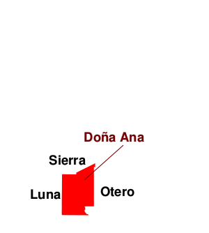 Донья-Ана на карте
