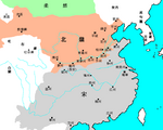 Map of Northern Wei and Liu Song Dynasty ja.png