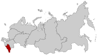 Map of Russia - North Caucasian Federal District (2022 composition).svg