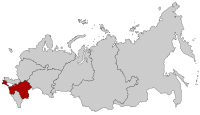 Map of Russia - Southern Federal District (2022 composition).svg