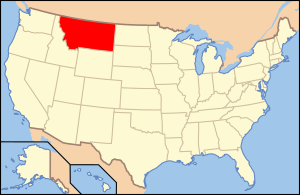 Округ Трешер, штат Монтана на карте