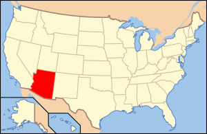 Округ Гринли, штат Аризона на карте