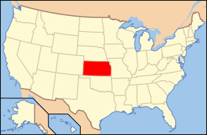 Округ Левенуэрт, штат Канзас на карте