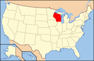 Округ Баффало, штат Висконсин на карте