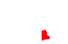 Округ Бентон на карте штата.