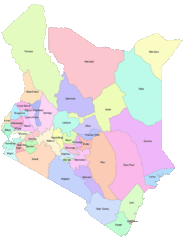 Новое административное деление Кении