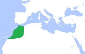 Земли Маринидской династии (около 1300 года)