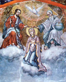 Мария с Ангелами и святыми, Тома Вишанов, Рильский монастырь