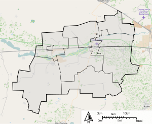 Марьяновский район на карте