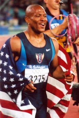 Морис Грин на Олимпиаде в Сиднее (2000)
