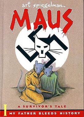 Обложка первого тома «Maus: A Survivor's Tale». Художник Арт Шпигельман