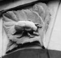 Майский жук — барельеф над входом в гимназию Карла Мая