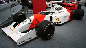 MP4-7A в музее Honda