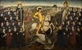 Члены Гильдии Большого Арбалета в Мехелене (1500 год) — мастера Гильдии Святого Георгия Мехелена в Королевском музее изящных искусств Антверпена