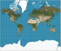 Карта мира в проекции Меркатора