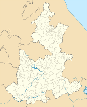 Чальчикомула-де-Сесма на карте
