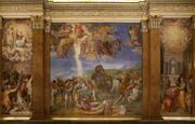 Микеланджело. Обращение Савла. 1542—1545