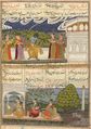 Кришна, танцующий с саблей. Амбер, Раджастхан. 1780 г.