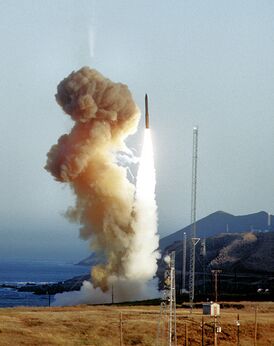 Пуск ракеты LGM-30G Minuteman III 8 июня 1994 года.