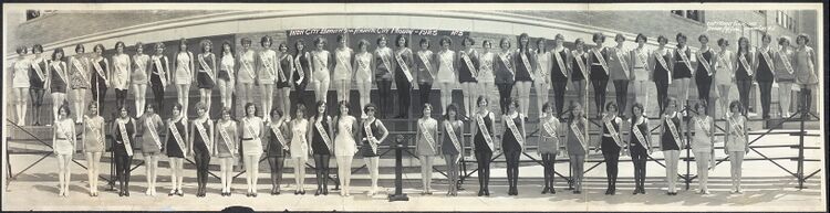 Участницы конкурса красоты Мисс Америка 1925