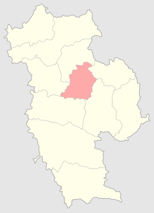 Чаусский уезд на карте