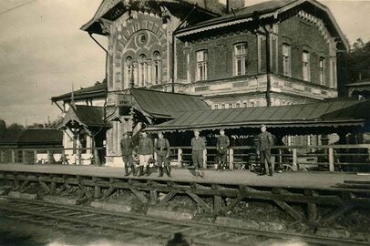 Станция Дудергоф во время немецкой оккупации, 1941 год