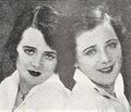 Слева направо: сёстры Молли О’Дэй и Салли О’Нил, фото 1927 года
