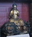 Бронзовая скульптура бодхисаттвы Манджушри, Япония, Британский музей