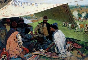 «Съезд князей в Уветичах», 1910