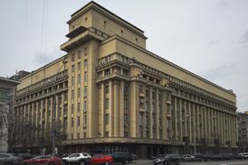 Moscow, Akademika Sakharova - Metrostroy Building (30981219571).jpg