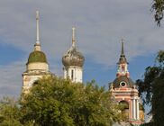 Купол храма Максима Исповедника (в середине). 2013 год.