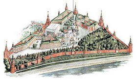 Moscow Kremlin map - Taynitskaya Tower.png