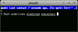 Скриншот программы Mosh