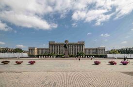 Московская площадь и Дом Советов