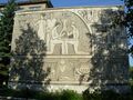 Мозаичные полотна на стенах домов в Салавате
