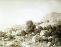 Карл фон Кюгельген. Вид долины близ деревни Мшатка. 1824 год