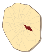 Ждановский район на карте 1978 года