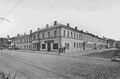 Квартиры служащих Рукавишниковского приюта, фотография 1913 года (дом 12/28, угол со Смоленским бульваром, не сохранился)