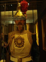 Каска и супервест гвардейского эскадрона Сент-гард (англ.), Вторая империя, Франция.