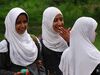 Muslim Girls in Shalimar Bagh Garden - Srinagar - Jammu & Kashmir - India (26237309834).jpg