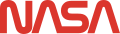 Логотип НАСА «червь» 1975–1992, восстановлен в качестве дополнительного логотипа в 2020 году.