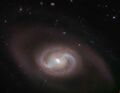 Снимок галактики, сделанный телескопом Хаббл