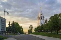 Восстановленная колокольня Спасо-Преображенского собора