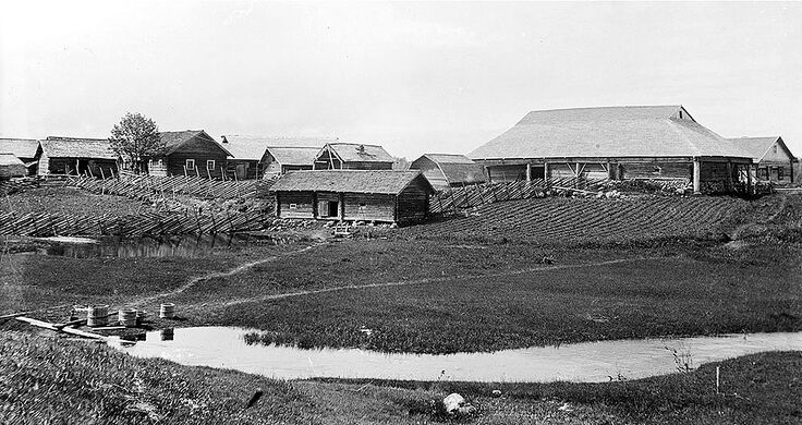 Деревня Нижние Никулясы. 1911 г.